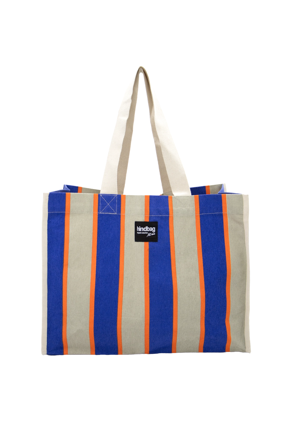 Bolsa de rayas azul eléctrico - 10 años
