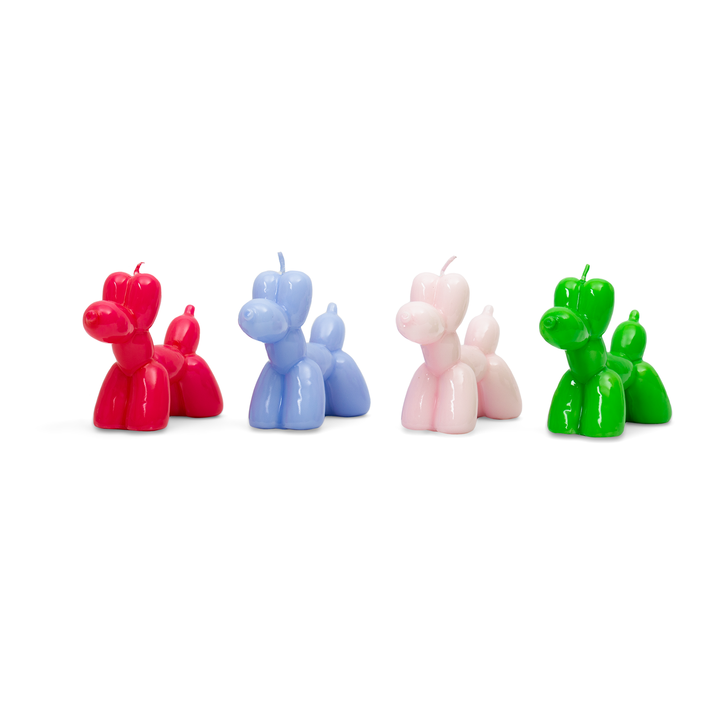 VELA DE PERRO GLOBO MAGENTA - PINTADA A MANO HF