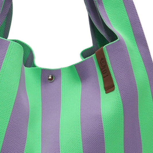 Bolso grande rayas