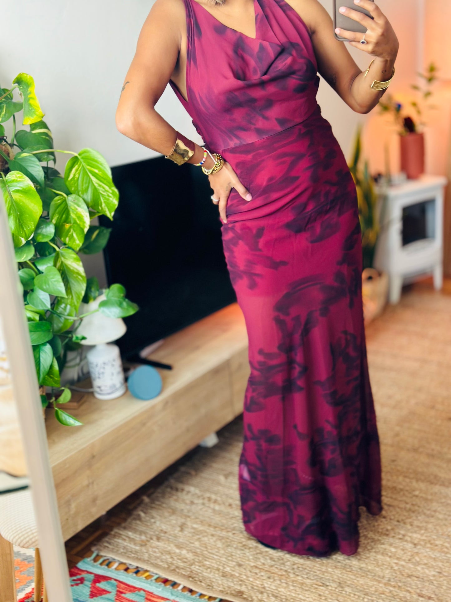 Vestido Mila Granate