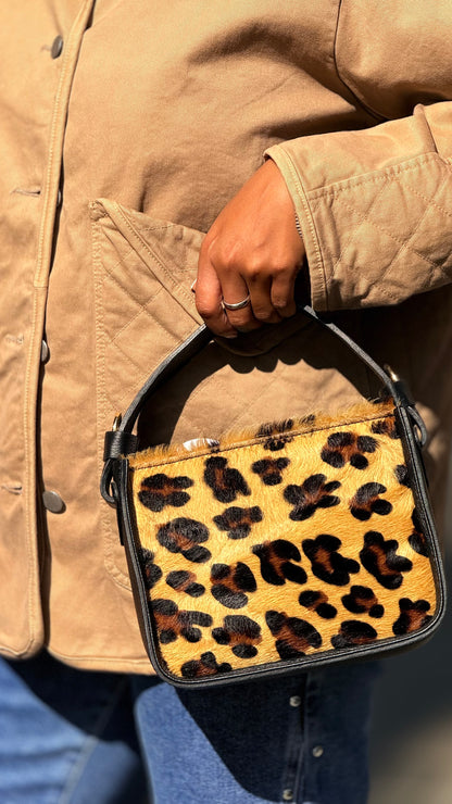 Bolso piel animal print