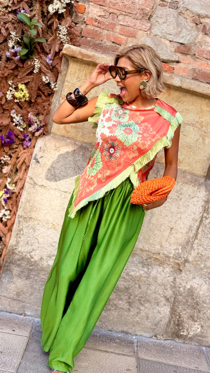 Top Camila Orange