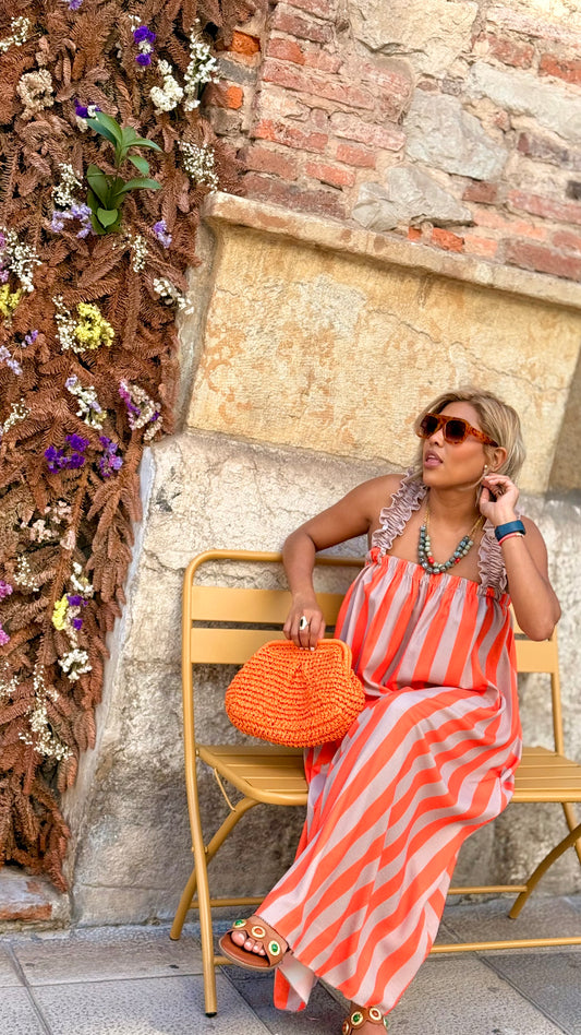Vestido Cádiz Naranja