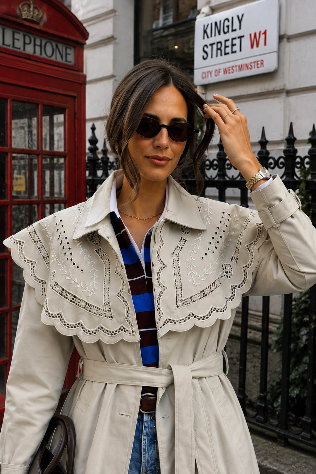 Gabardina Oxford