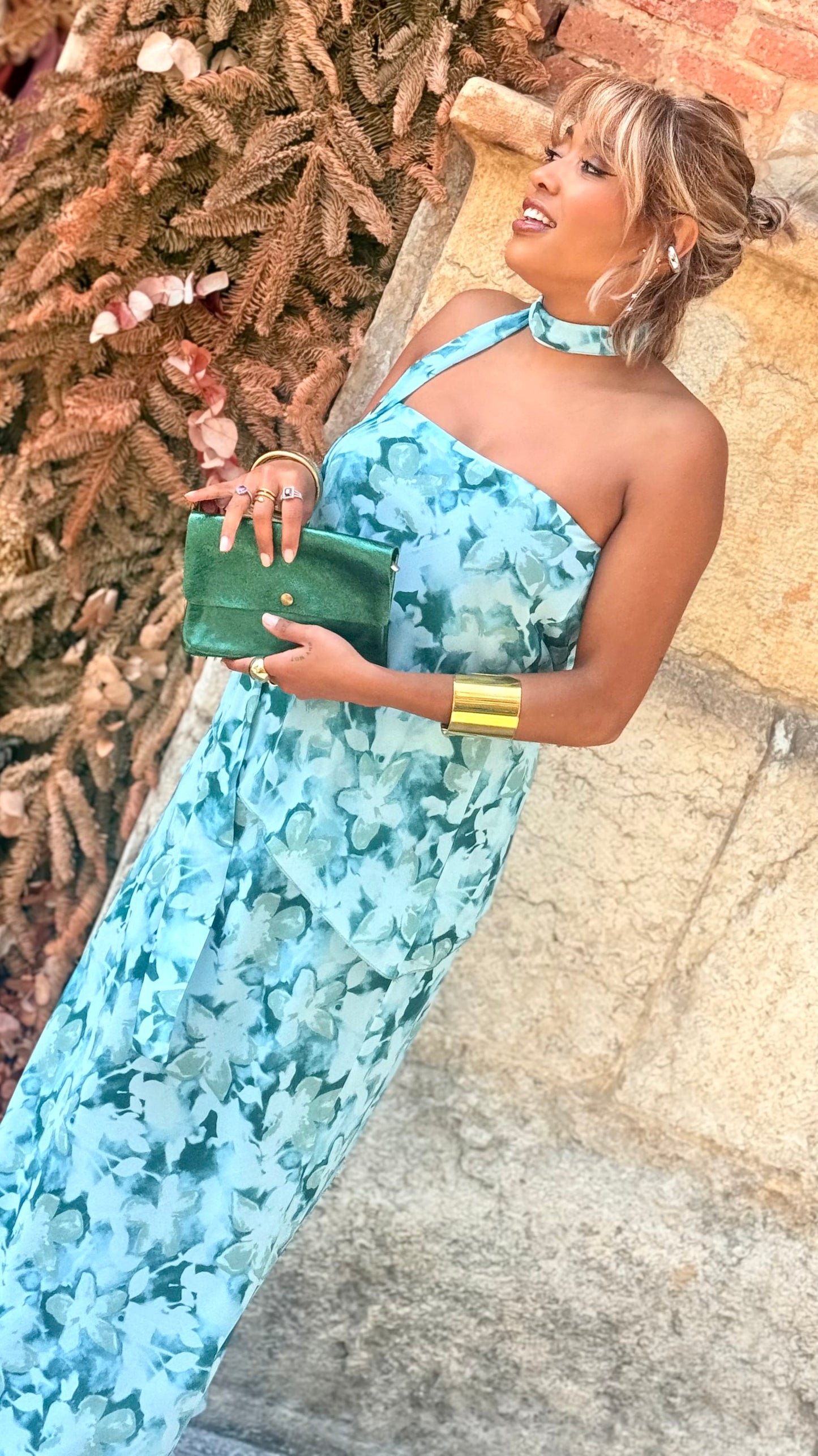 Vestido Tami turquesa