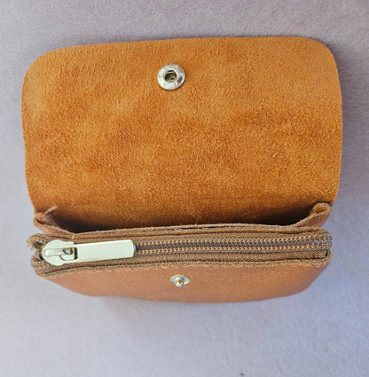 Cartera Kangoo de piel metálico