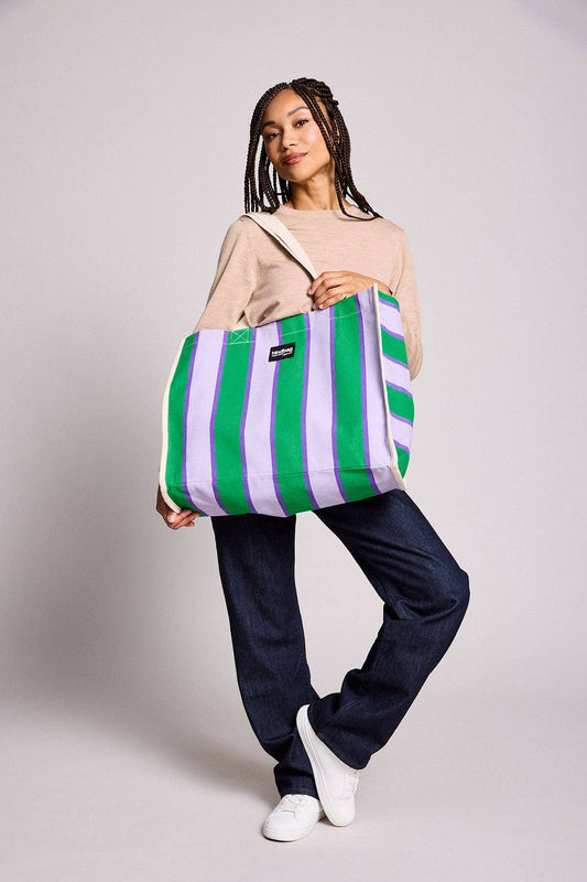 Bolsa Rayada Verde - 10 años