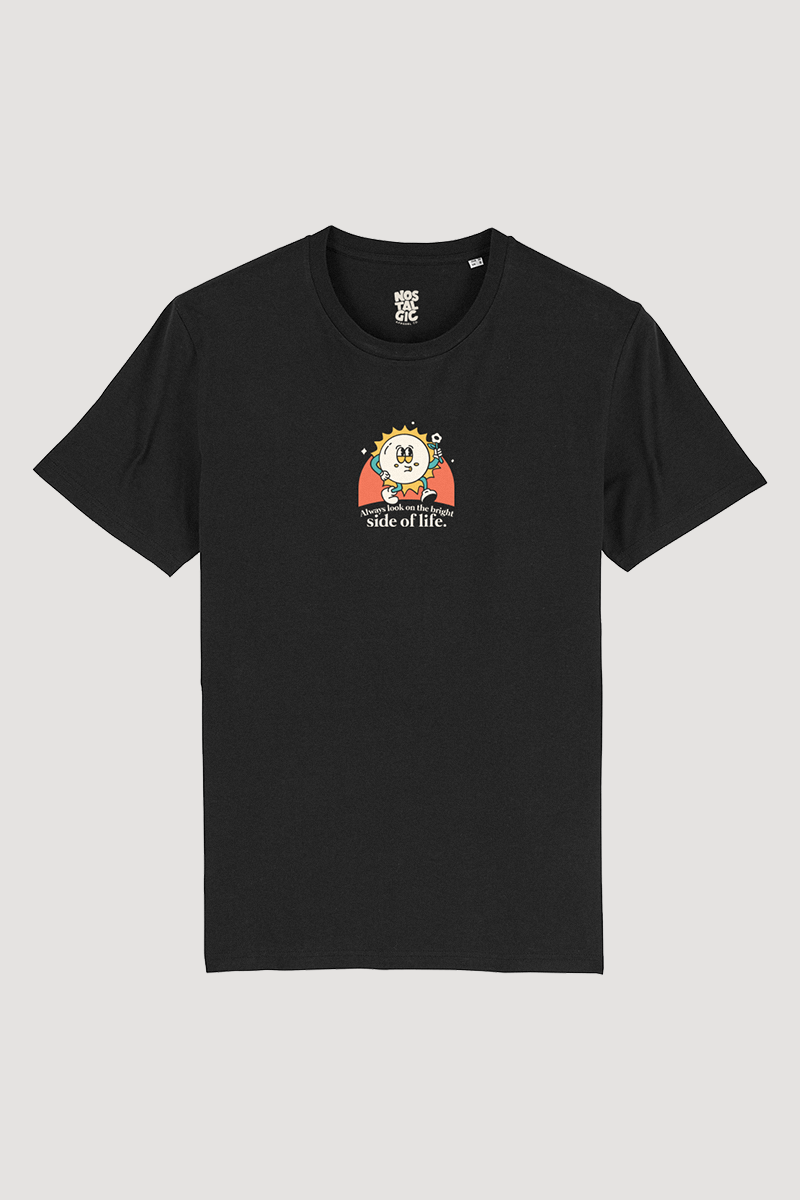 Camiseta Always look on the bright side of life - Black unisex