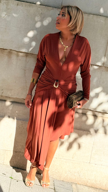 Vestido Leonardo teja
