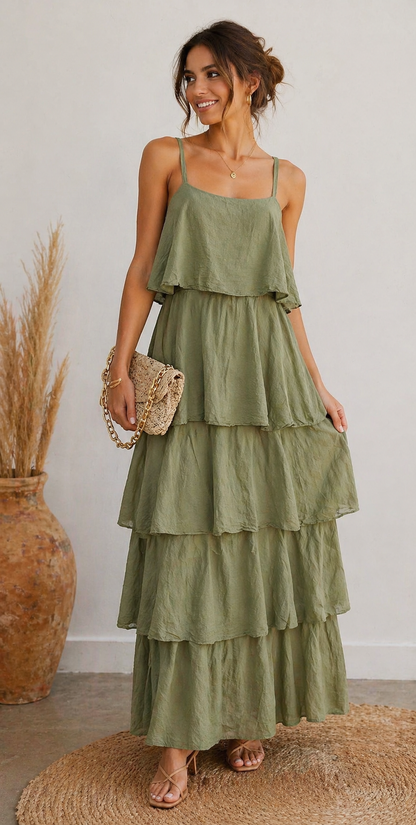 Vestido Elvisse verde