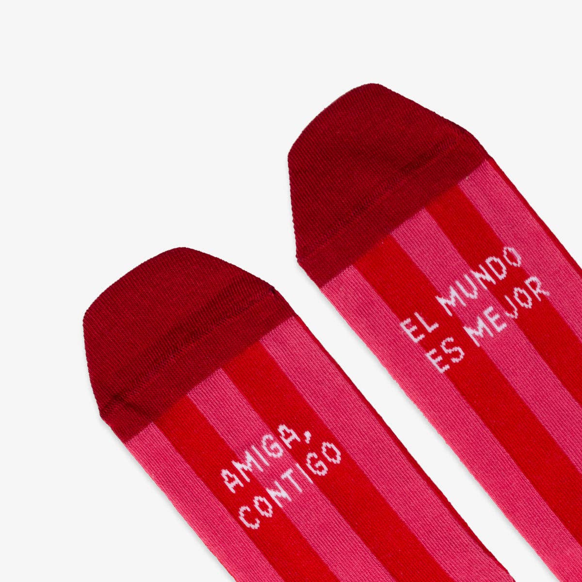 Calcetines "Amiga contigo el mundo es mejor": 36-41