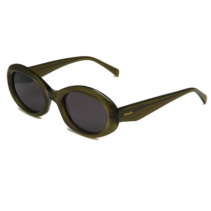Hayek Olive.  Gafas de sol de Acetato
