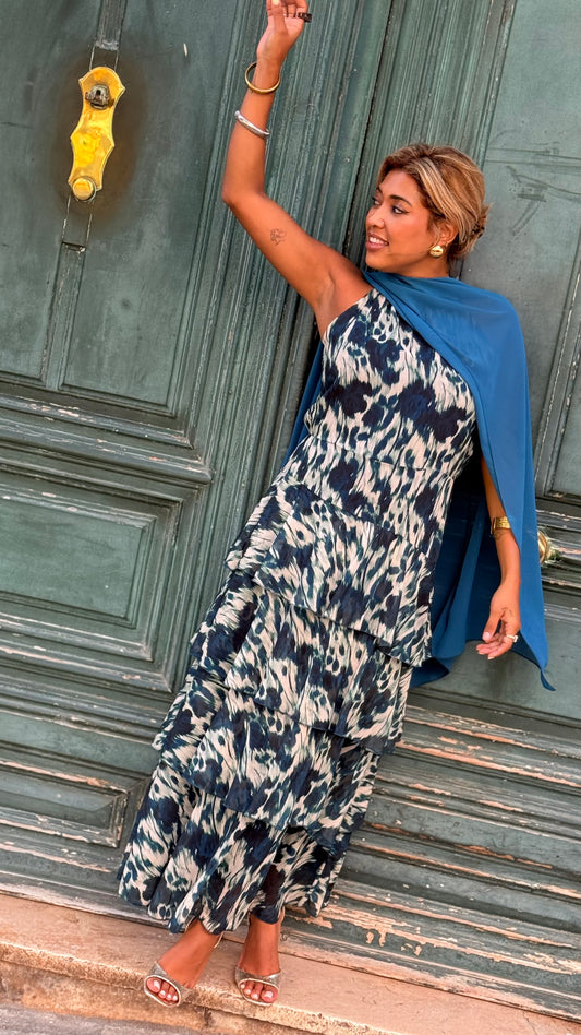 Vestido Praga azul