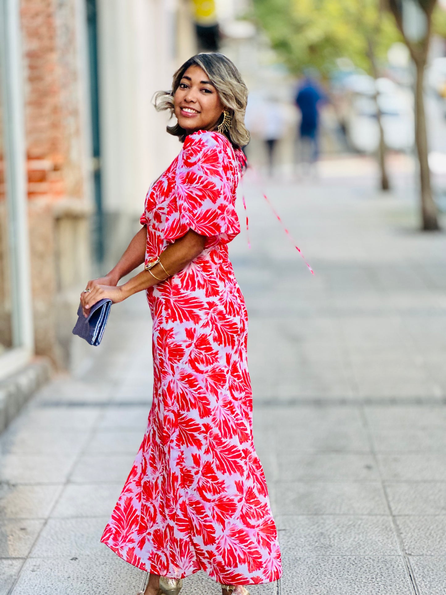 Vestido Cortés Orange