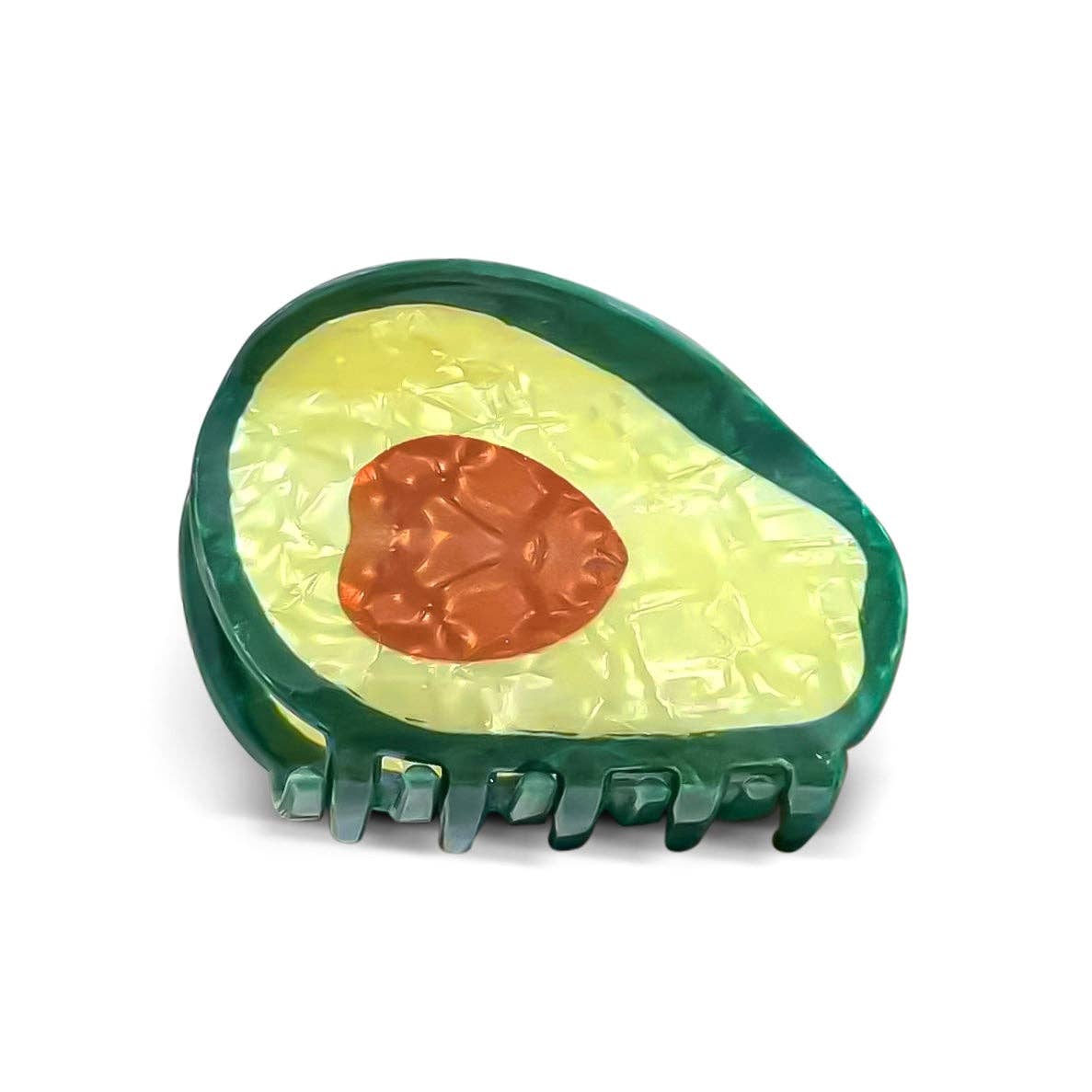 Pinza para el pelo aguacate