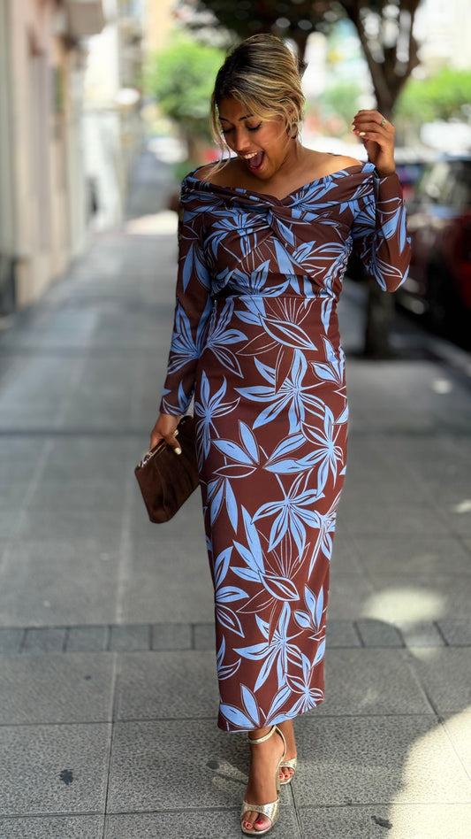 Vestido Shaila Azul