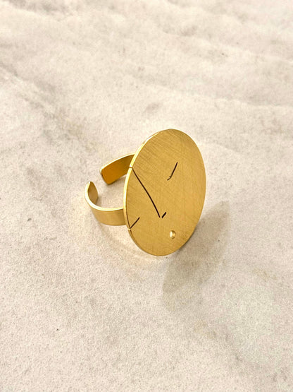 Anillo de Acero Inoxidable Somnoliento