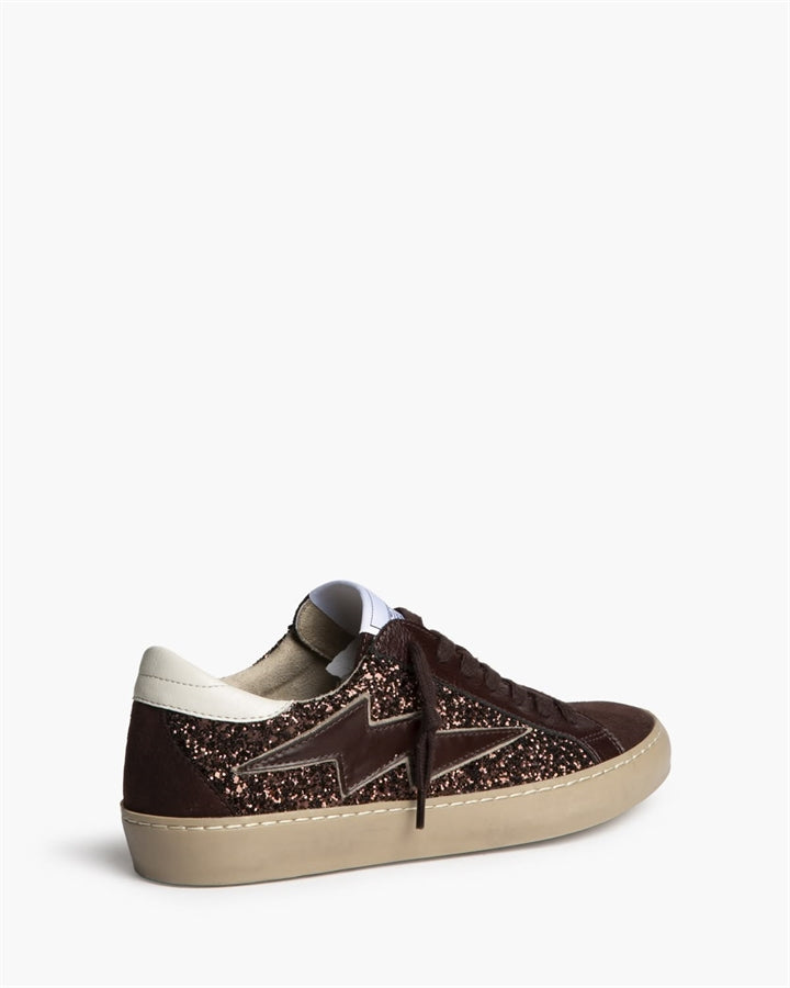 Deportiva Glitter Marrón