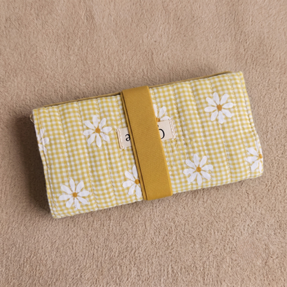 Rollo para joyas de algodón: Marguerite jaune