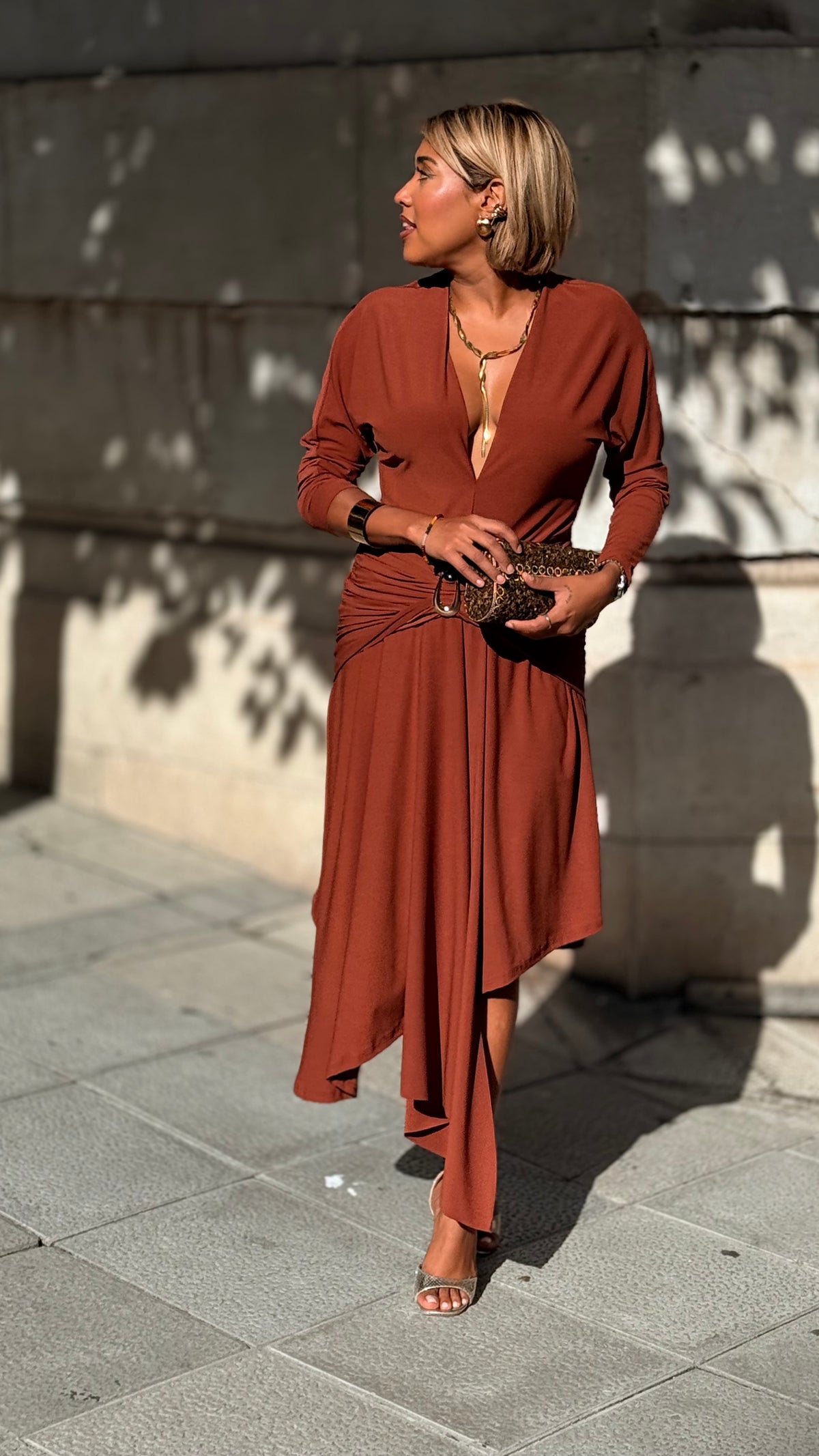 Vestido Leonardo teja