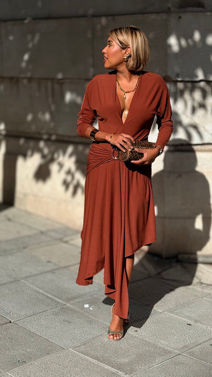 Vestido Leonardo teja