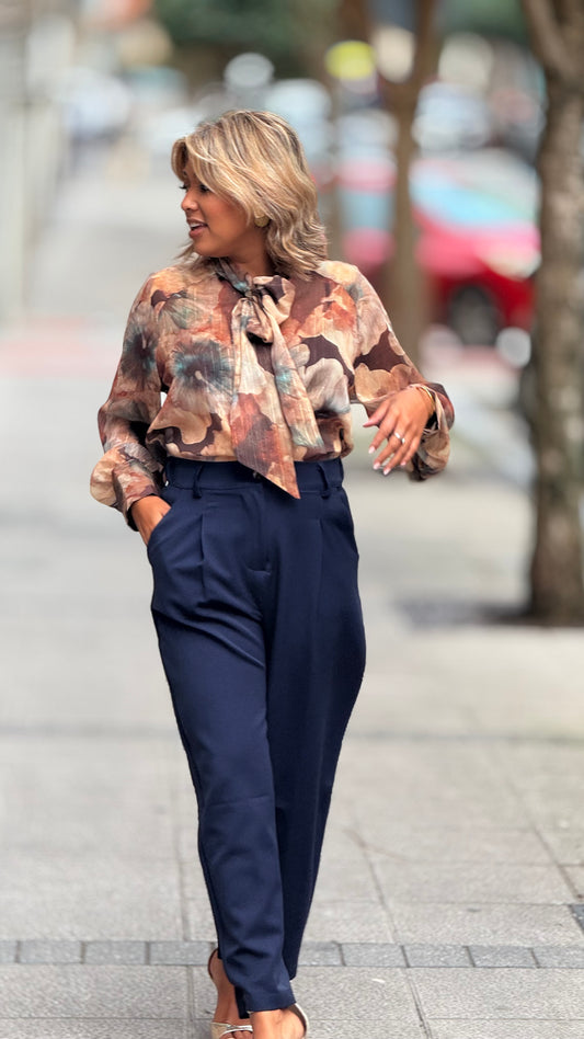 Pantalón suelto pinzas