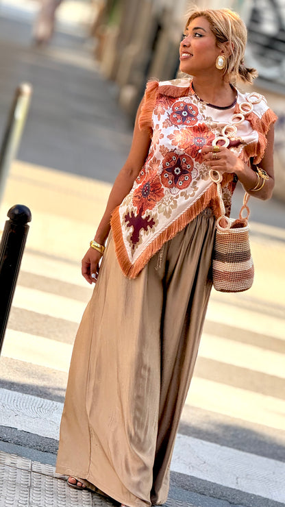 Top Camila beige