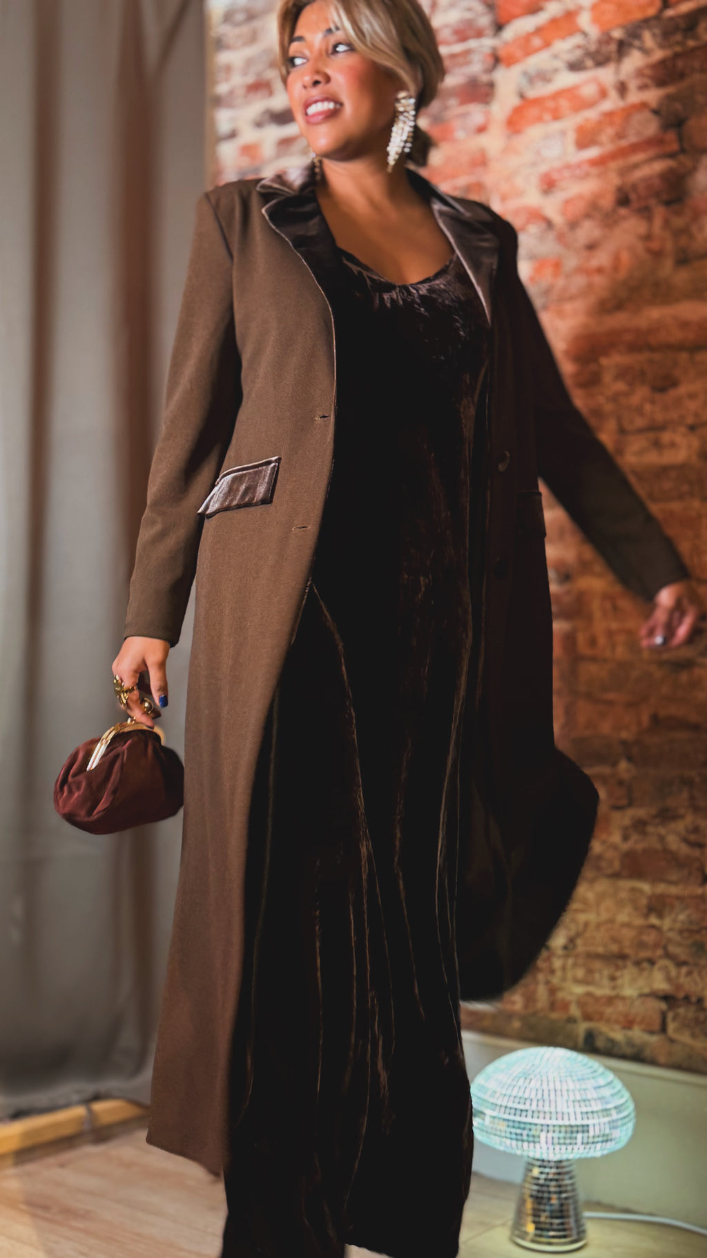 Abrigo detalle Velvet