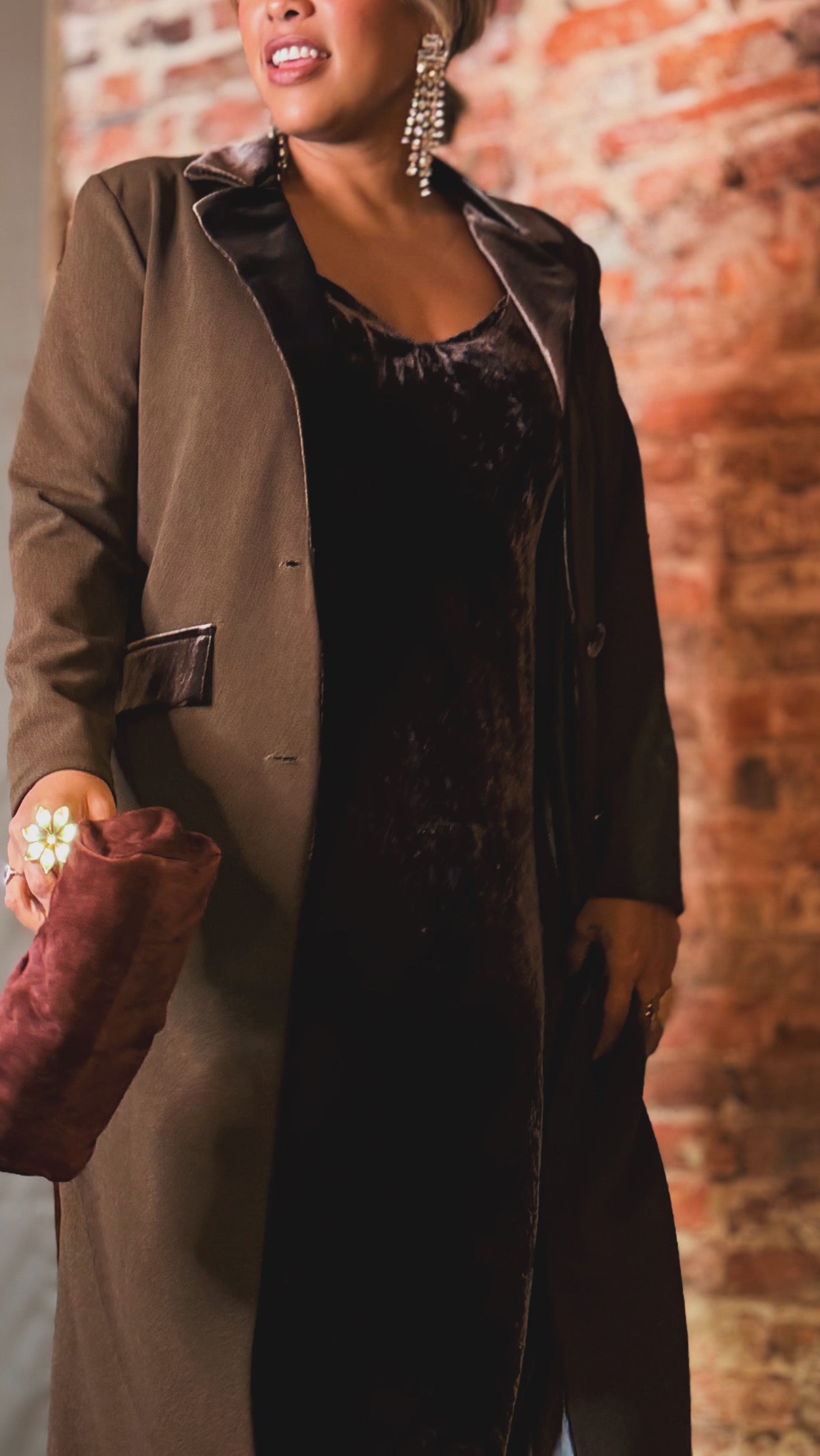 Abrigo detalle Velvet