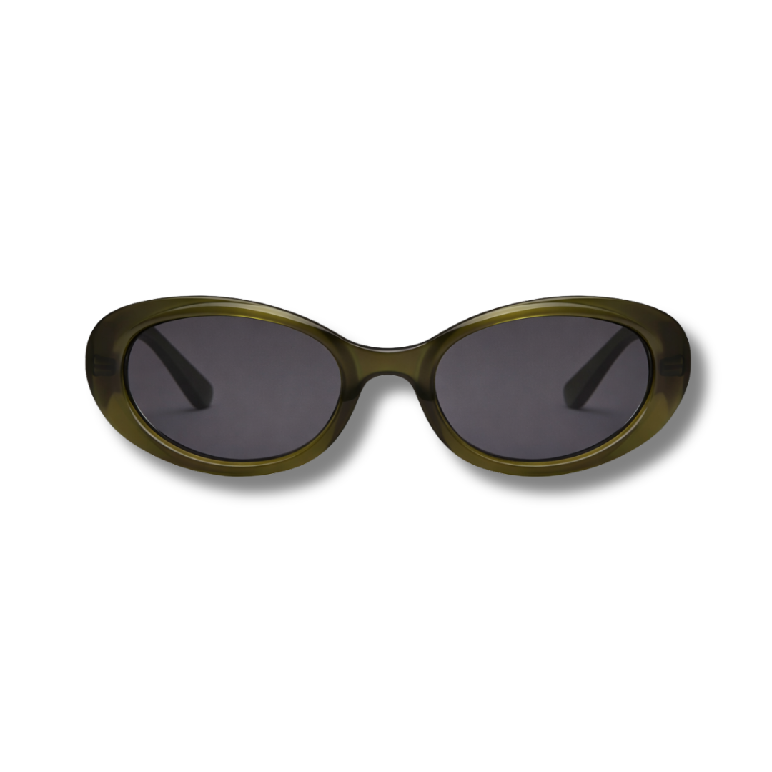 Hayek Olive.  Gafas de sol de Acetato