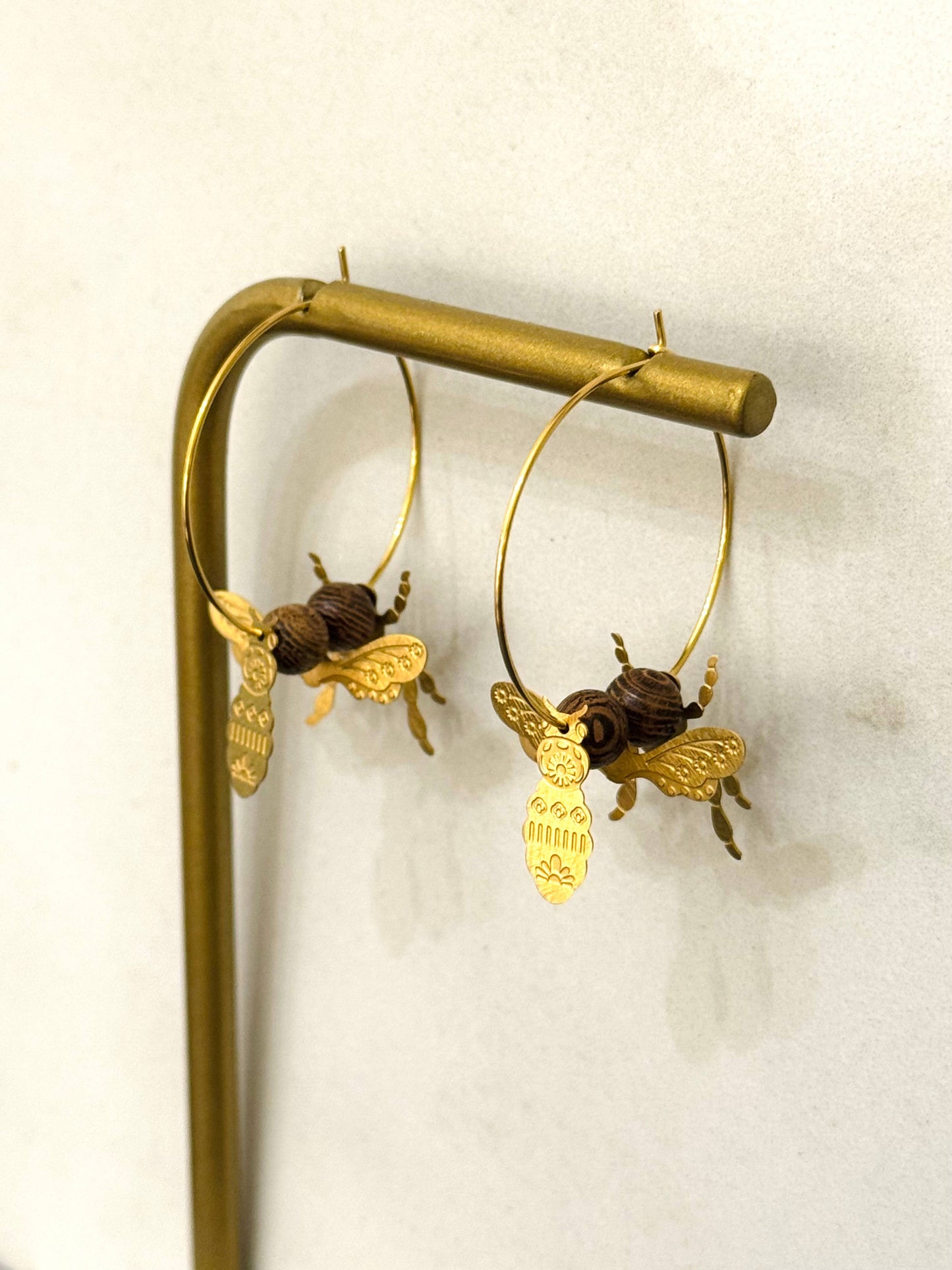 Pendientes de Aro 3D Fly