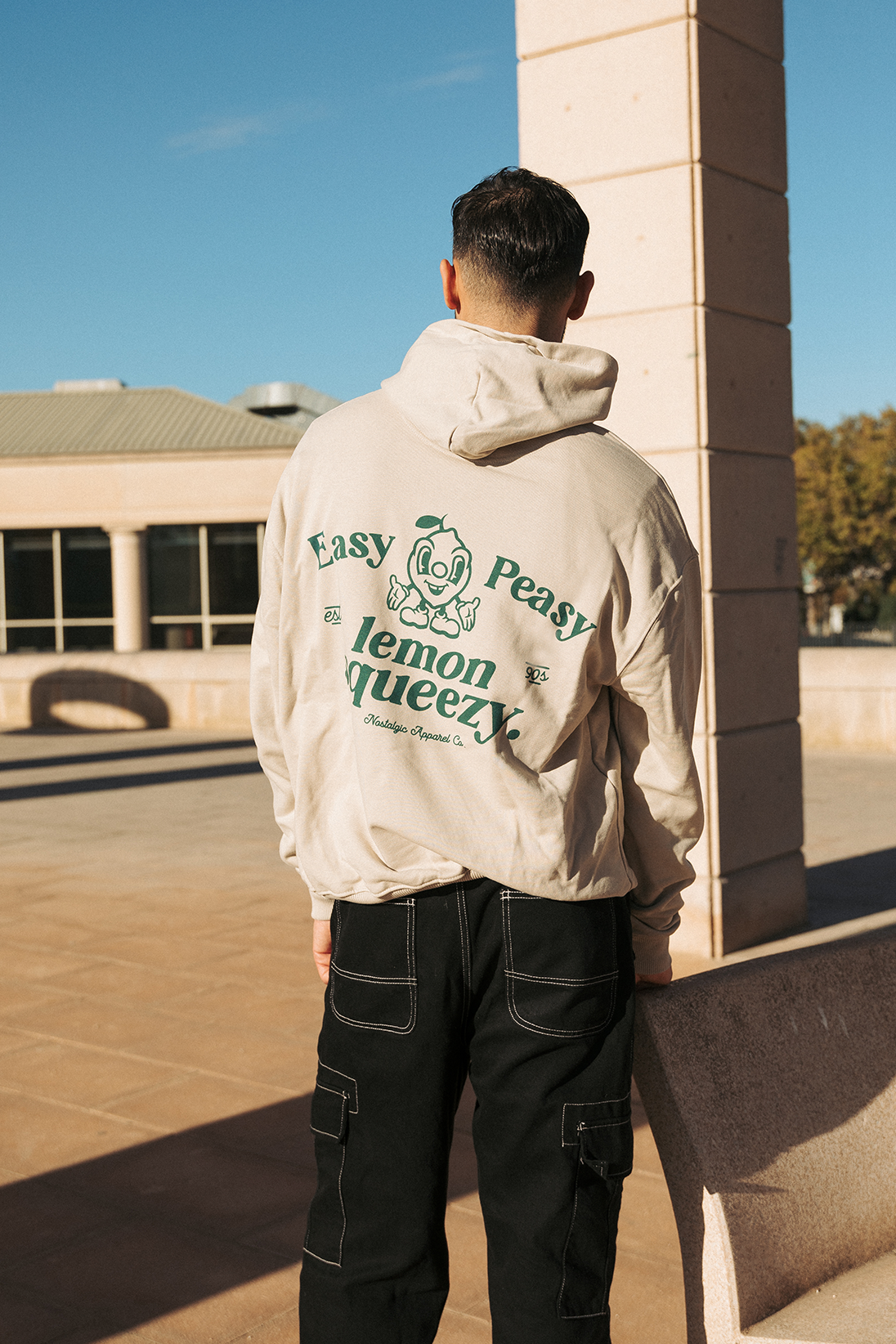 Sudadera Easy Peasy | Oversized Hoodie: Oversized unisex