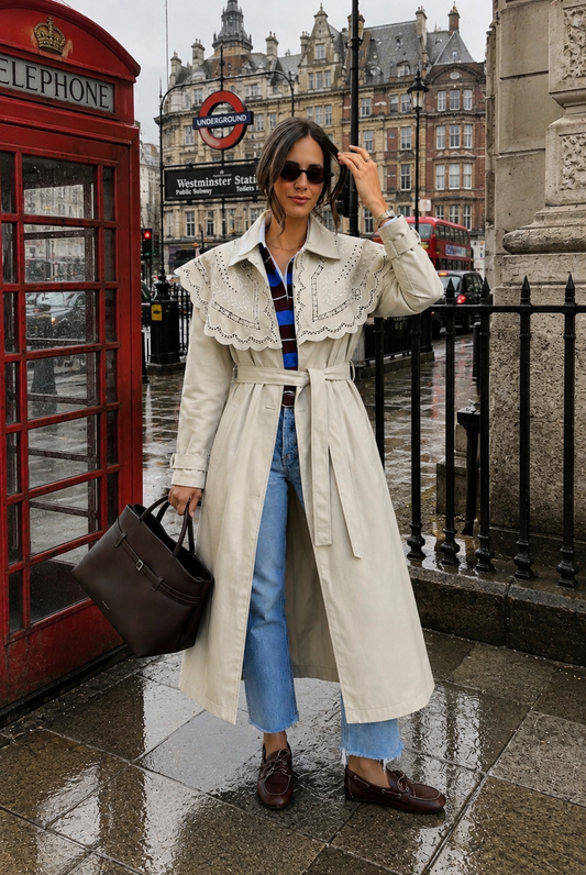 Gabardina Oxford