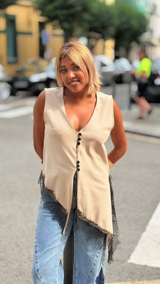 Top Antonella Beige