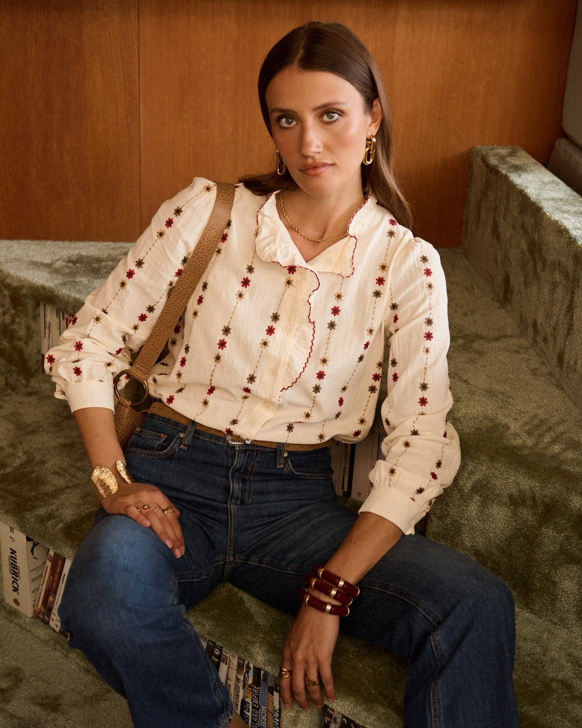 Camisa Rhett: Beige