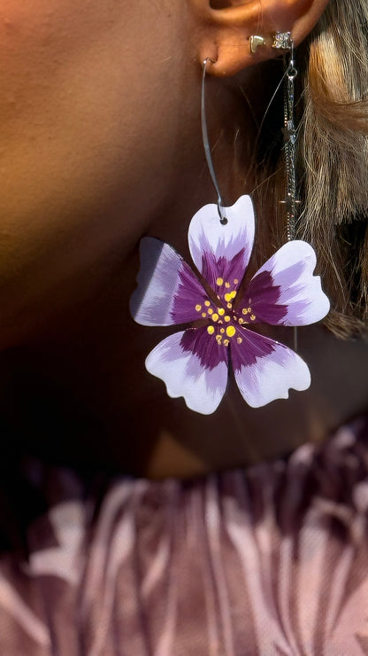 Pendientes Malva Lila