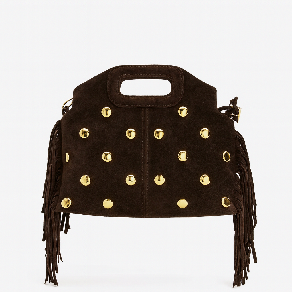 Bolso tachuela fleco