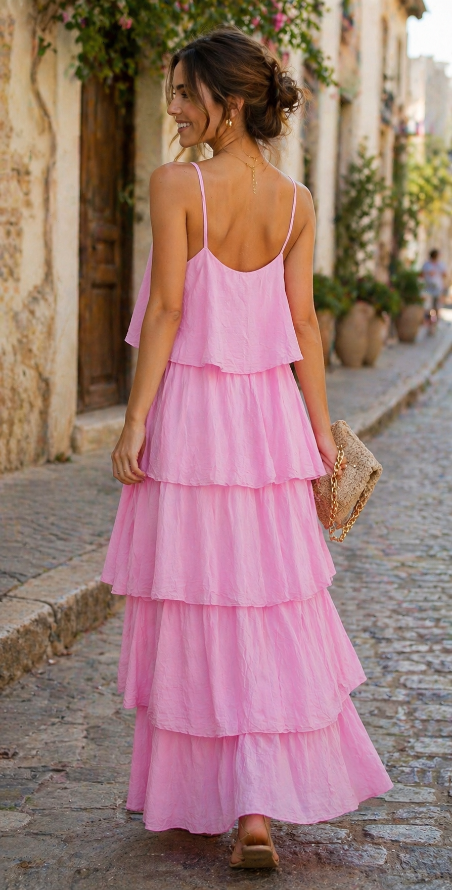 Vestido Eivissa rosa