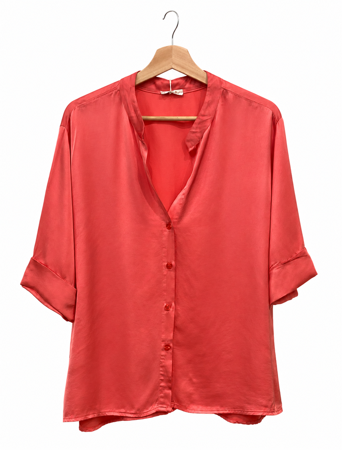 Blusa básica Satinada