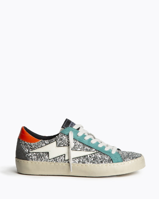 Deportiva Gliter plata