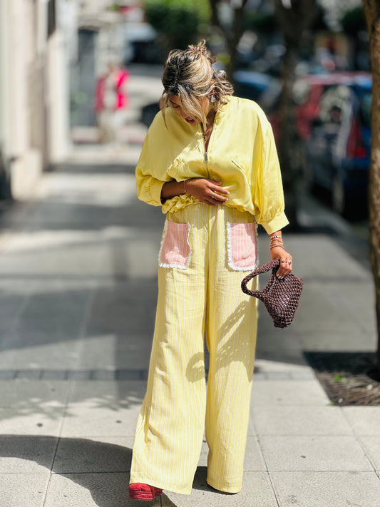 Pantalón algodón bolsillo