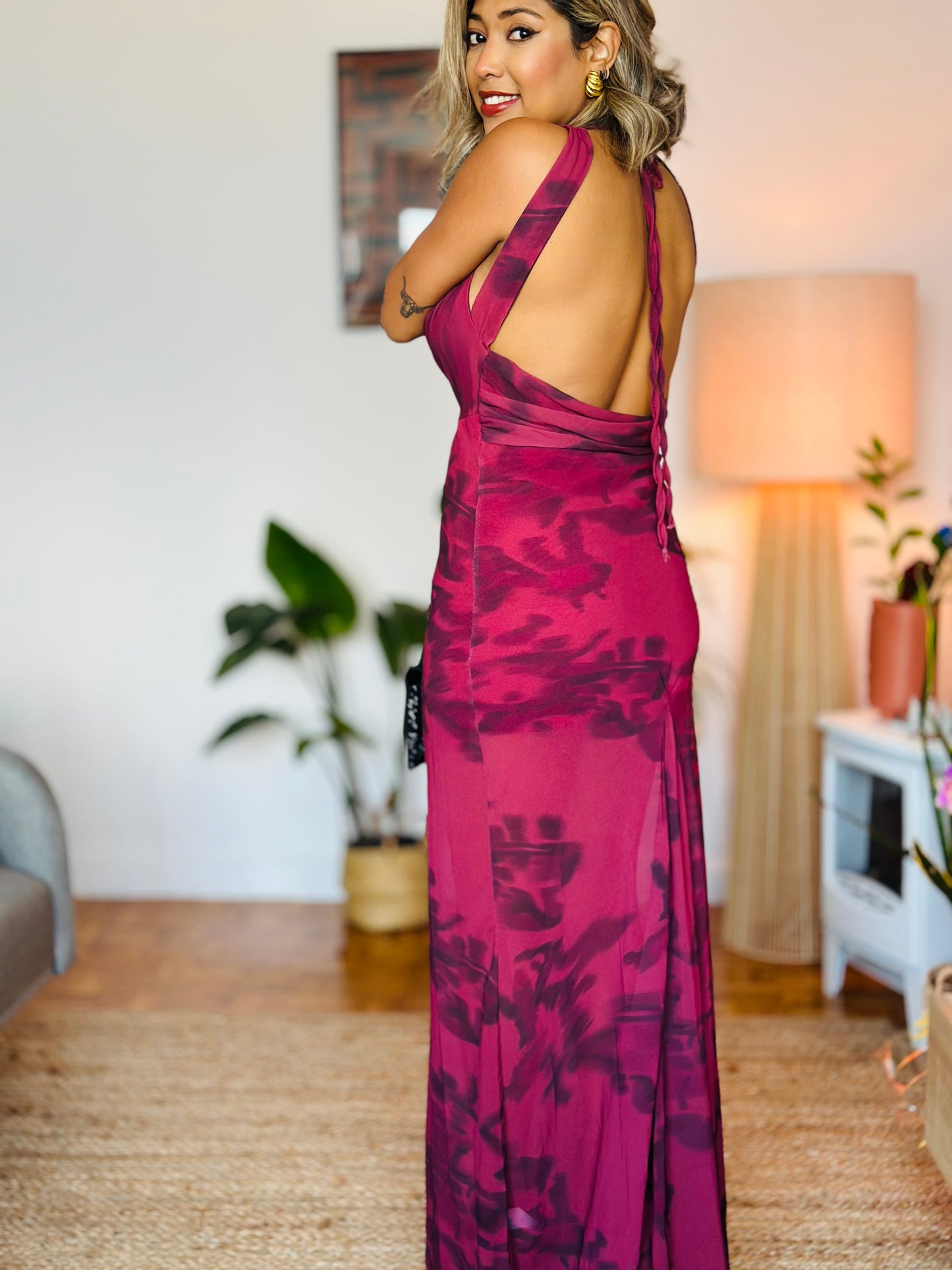 Vestido Mila Granate