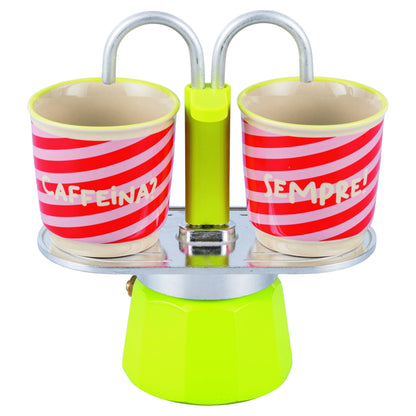 SET CAFETERA MORE AMOR + 2 TAZAS