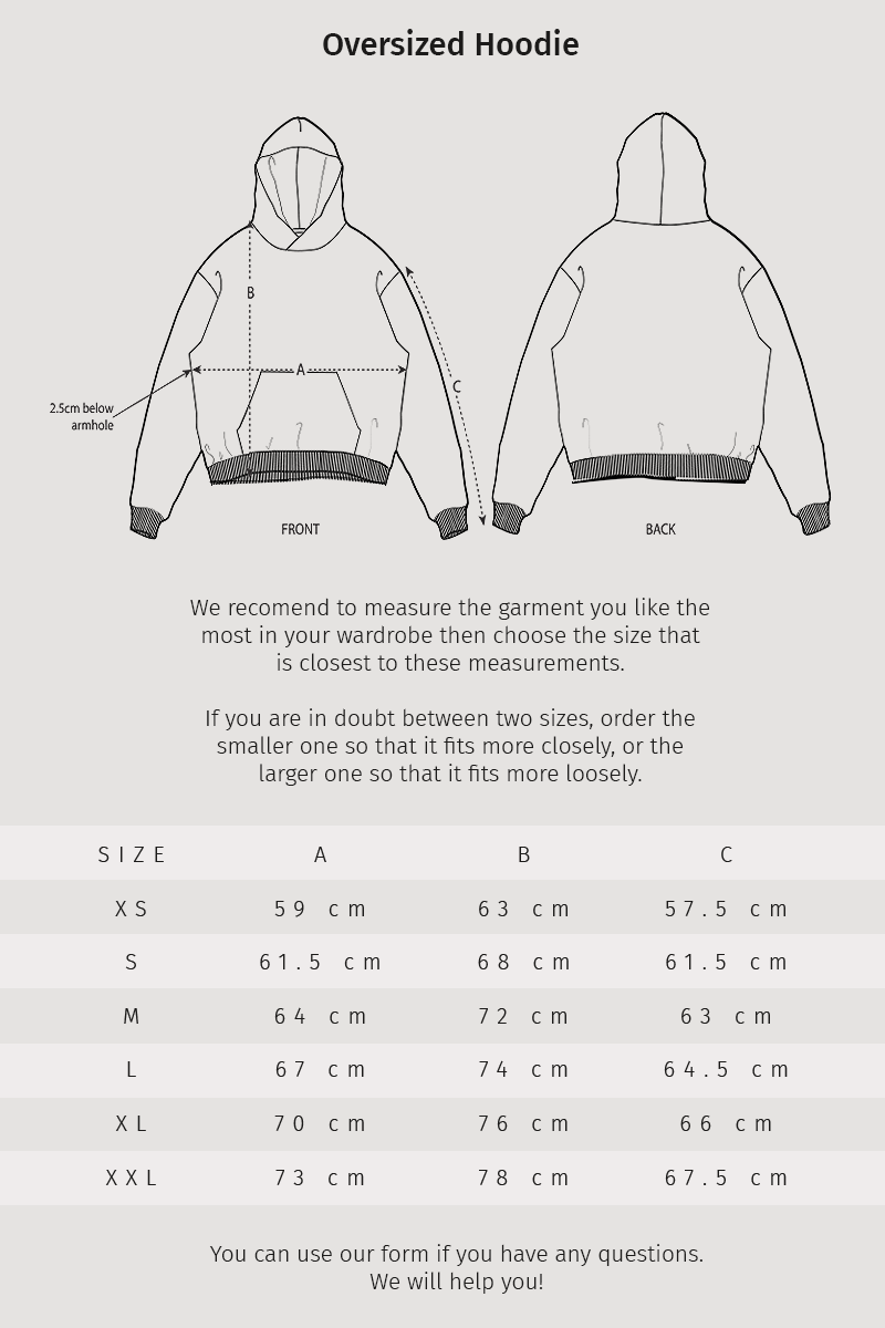 Sudadera Make it last forever | Oversized Hoodie: Oversized unisex