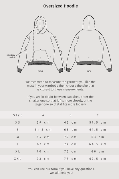 Sudadera Make it last forever | Oversized Hoodie: Oversized unisex
