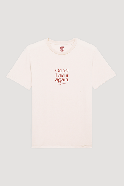 Camiseta Oops I did it again - T-shirt: Vintage White Unisex