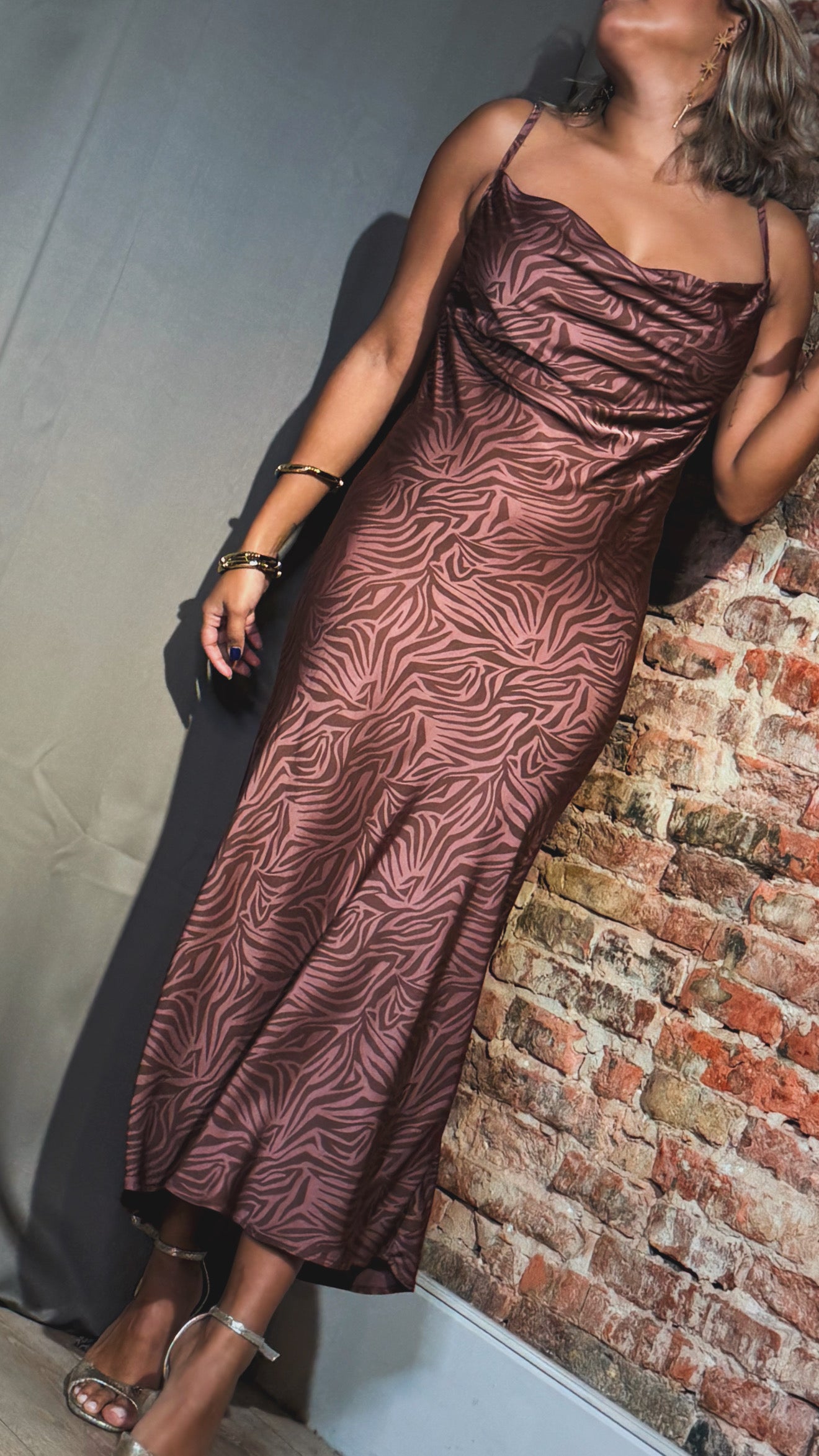 Vestido animal print