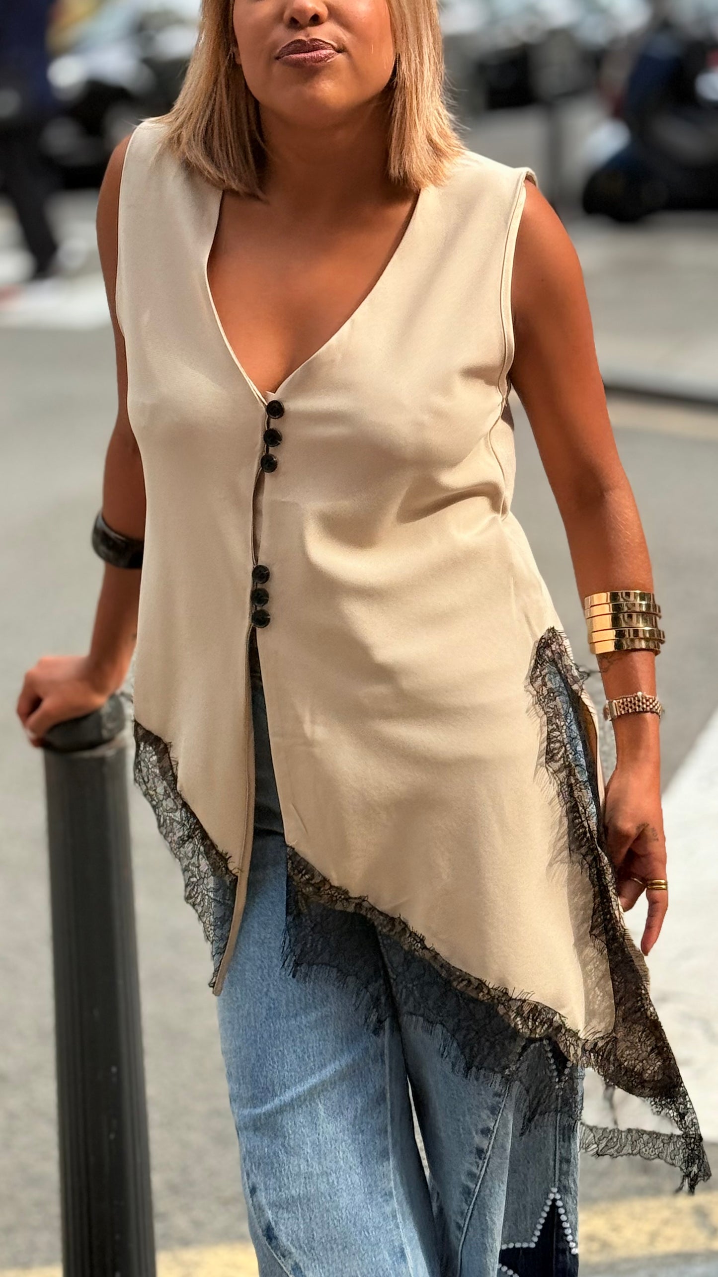 Top Antonella Beige