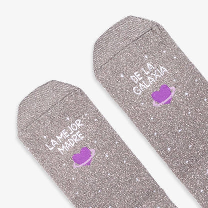 Calcetines "La mejor madre de la galaxia": 36-41