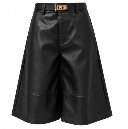 Bermuda polipiel negra